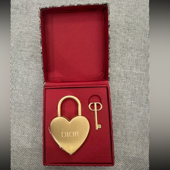 Dior Accessories - Dior Beauty Heart Padlock and Key. Authentic, Limited Edition & Functional. BNIB